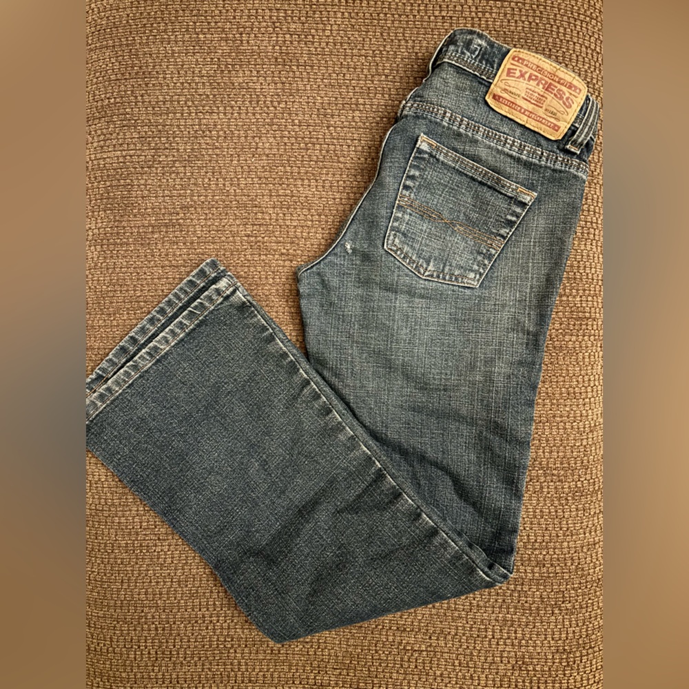 Express Women's Blue Bootcut Jeans